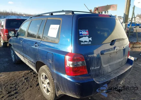 2005 Toyota Highlander V6 z USA, uszkodzony, nr VIN JTEEP21A850068599